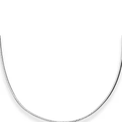 2mm Halsreif Halskette aus 925 Silber rhodiniert 50cm
