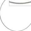 1mm Halsreif Halskette Kette Collier aus Edelstahl, Damen, 42cm