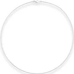 1,2mm Halsreif Omegareif Halskette aus 925 Silber 40cm
