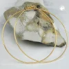0,8mm Halsreif Omegareif Kette Rundkette aus 375 Gold Gelbgold, 42cm