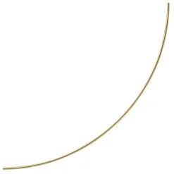 1,2mm Halsreif Omegareif Omegakette Collier 750 Gold Gelbgold, rund, 45cm