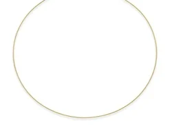 1mm Halsreif Omegareif Omegakette 750 Gold Gelbgold Goldkette 42cm abschraubbar