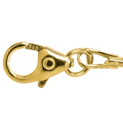 1,1mm Halsreif Reif Kette rund, 585 Gold Gelbgold, 50cm