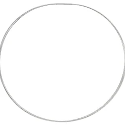 1,3mm Halsreif 5-reihige Halskette aus Edelstahl Edelstahlkette Halsschmuck 42cm