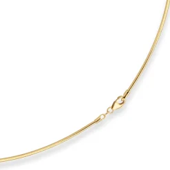 1,5mm Halsreif Tondakette Collier Omegareif Halskette aus 333 Gold Gelbgold 42cm