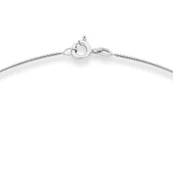 0,8mm Halsreif Tondakette Kette Collier Omegareif aus 375 Gold Weißgold 45cm
