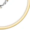 8mm Halsreif Wendeomegareif Collier flach, 585 Gold Gelbgold & Weißgold 42cm