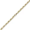 4,5mm Herren Armband Armschmuck Armkette aus 750 Gold Gelbgold 21cm
