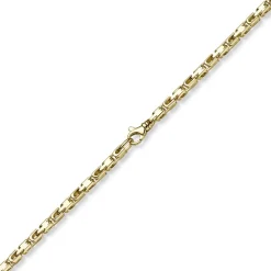 4,5mm Herren Armband Armschmuck Armkette aus 750 Gold Gelbgold 21cm