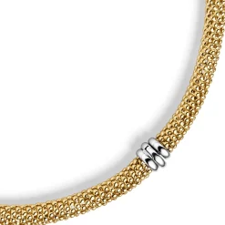 8,5mm Himbeer Kette Collier Halsschmuck aus 585 Gold Gelbgold 45cm