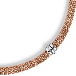 8,5mm Himbeer Kette Collier Halsschmuck aus 585 Gold Rotgold 45cm