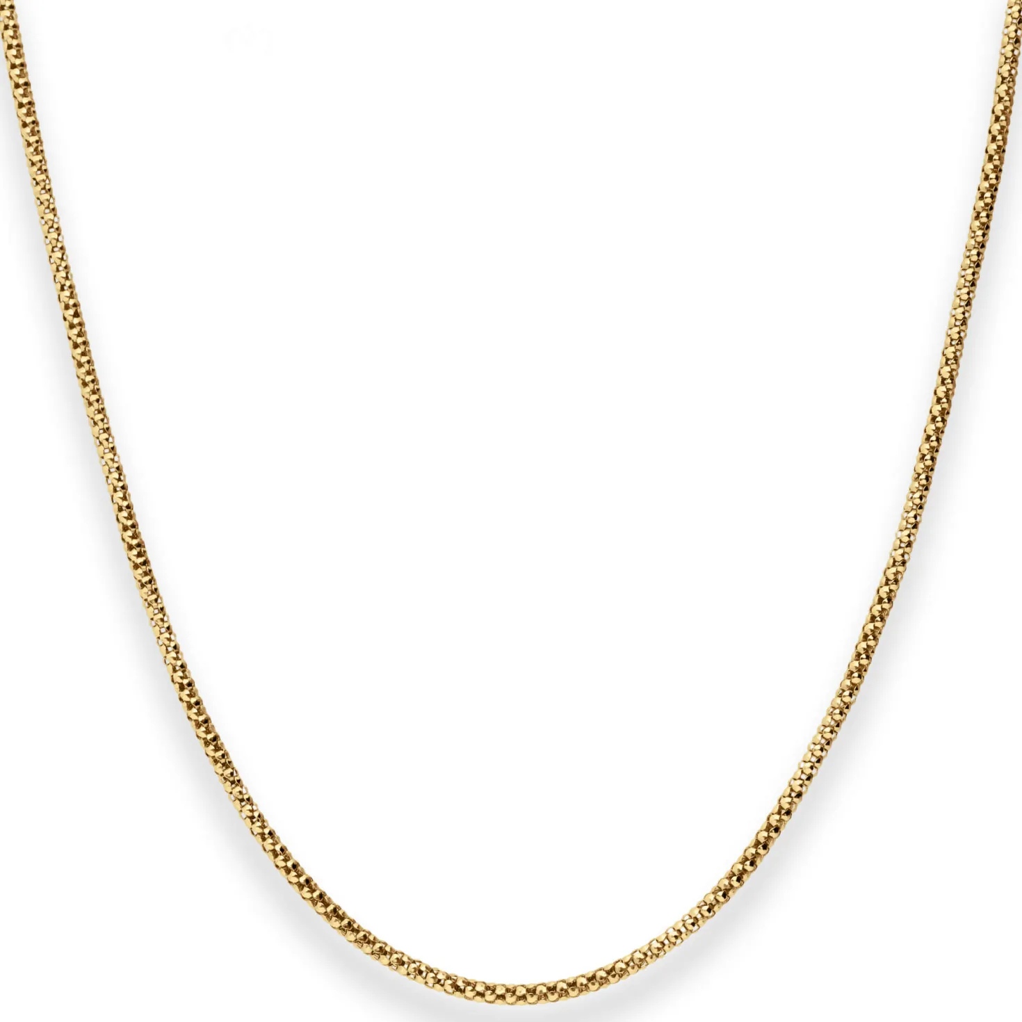 1,8mm Himbeerkette Goldkette Collier Halskette aus 585 Gold Gelbgold 42cm