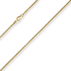 1,8mm Himbeerkette Goldkette Collier Halskette aus 585 Gold Gelbgold 42cm