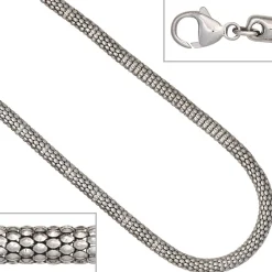 3,6mm Himbeer-Kette Halskette Collier 925 Silber glänzend Silberkette 42cm