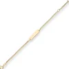 2,1mm Id-Armband Panzerkette Goldarmband Armschmuck aus 585 Gold Gelbgold 16cm