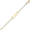 1,4mm Id-Armband Panzerkette Herz Armschmuck aus 333 Gold Gelbgold 14cm