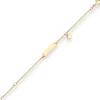 1,4mm Id-Armband Panzerkette mit Herz Armschmuck aus 333 Gold Gelbgold 14cm