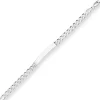 6,5mm Id-Armband Panzerkette Silberarmband Armschmuck aus 925 Silber 19cm