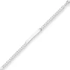 5,4mm Id-Armband Panzerkette Silberarmband Armschmuck aus 925 Silber 19cm