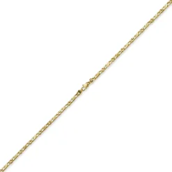 3mm Jeukette Kette Collier Halskette, 585 Gold Gelbgold massiv, 55cm