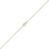 1,2mm Kette Ankerkette Collier aus 750 Gold Gelbgold diamantiert 42cm