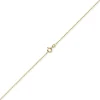 1,2mm Kette Ankerkette Collier aus 585 Gold Gelbgold diamantiert 42cm