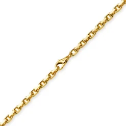 6,5mm Kette Collier Ankerkette aus 585 Gold Gelbgold, 70cm, für Herren