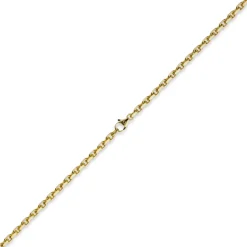 4mm Kette Collier Ankerkette aus 585 Gold Gelbgold, 60cm, Herren