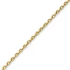 4mm Kette Collier Ankerkette aus 750 Gold Gelbgold, 60cm, Herren