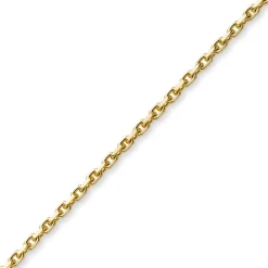 4mm Kette Collier Ankerkette aus 750 Gold Gelbgold, 60cm, Herren