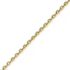 4mm Kette Collier Ankerkette aus 585 Gold Gelbgold, 55cm, Herren