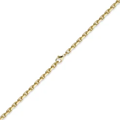5mm Kette Collier Ankerkette aus 585 Gold Gelbgold, 60cm, Herren