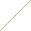2,5mm Kette Collier Ankerkette aus 585 Gold Gelbgold, 55cm, Unisex