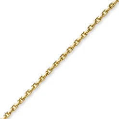 2,5mm Kette Collier Ankerkette aus 750 Gold Gelbgold 60cm Unisex Goldkette