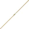 3mm Kette Collier Ankerkette aus 750 Gold Gelbgold 70cm Unisex Goldkette