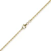 1,8mm Kette Collier Ankerkette diamantiert Halskette aus 750 Gold Gelbgold, 50cm