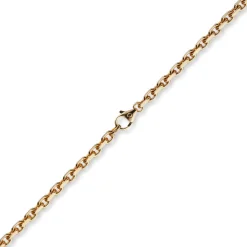 4mm Kette Collier Ankerkette Halskette aus 750 Gold Rotgold massiv 55cm