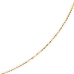 1,5mm Kette Collier Ankerkette Halskette, 585 Gold Gelbgold, 60cm