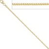 1,2mm Kette Collier Bingokette aus 585 Gold Gelbgold, für Damen, 42cm