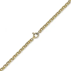 8mm Kette Collier Erbskette Halskette, 585 Gold Gelbgold, 45cm, Unisex
