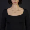 3,5mm Kette Collier Erbskette Halskette, 750 Gold Weißgold 45cm