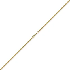 2,2mm Kette Collier Kügelchenkette Kugelkette, 750 Gold Gelbgold, 42cm