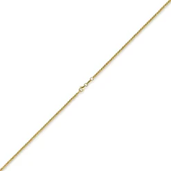 2,2mm Kette Collier Kügelchenkette Kugelkette, 585 Gold Gelbgold, 45cm