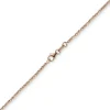 1,8mm Kette Collier Kugelkette diamantiert aus 750 Gold Rotgold 42cm