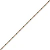 1,8mm Kette Collier Kugelkette 585 Gold Rotgold teil-schwarz-rhodiniert 50cm