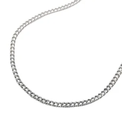 1,4mm Kette Collier Panzerkette aus glänzendem Edelstahl Halsschmuck, 45cm