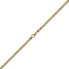 5mm Kette Collier Panzerkette oval diamantiert massiv, 585 Gold Gelbgold, 60cm