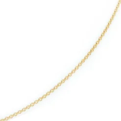 2,3mm Kette Collier Rundankerkette aus 585 Gold Gelbgold, 42cm Unisex