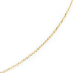 2,3mm Kette Collier Rundankerkette aus 585 Gold Gelbgold, 60cm Unisex