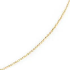 2,3mm Kette Collier Rundankerkette aus 585 Gold Gelbgold, 70cm Unisex